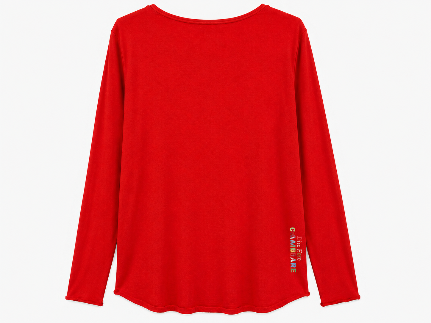 Sono le cose che non puoi cambiare a cambiarti — maglia rossa, retro