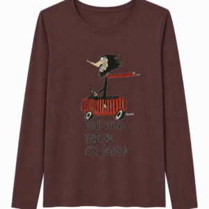 Tutto torna, tutti no. Che sollievo. — T-shirt viola a manica lunga