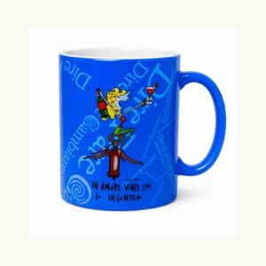 In amore vince chi lo incontra — Tazza blu