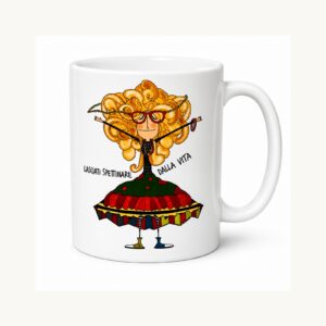 Lasciati spettinare dalla vita — Tazza bianca