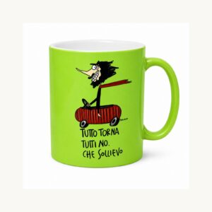 Tutto torna, tutti no. Che sollievo. — Tazza verde